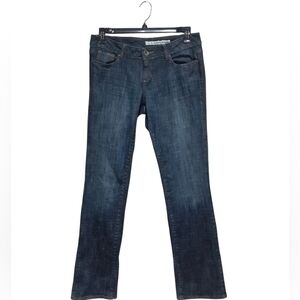 DKNY Women's Straight Leg Jeans Dark Blue Wash Size 10